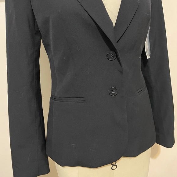 0121 NWT NEW Theory Nichelle black wool blazer sz 6 - Picture 7 of 8